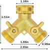 imageAUTOMAN EVA Recoil Garden Hose 25ft  Includes 7 Pattern Spray Nozzle ampamp Hose Splitter 2 Way Garden Hose Splitter 100 Rustproof Brass Water Hose Splitter with Adjustable Flow Valves