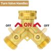 imageAUTOMAN EVA Recoil Garden Hose 25ft  Includes 7 Pattern Spray Nozzle ampamp Hose Splitter 2 Way Garden Hose Splitter 100 Rustproof Brass Water Hose Splitter with Adjustable Flow Valves