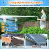 imageAUTOMAN Full Size Garden Hose Nozzle High Pressure Pistol Grip Water Nozzle Sprayer with Threaded Front Adjustable Spray Water Flow for Washing Car Cleaning Ground Watering Plants Showering Pets1 Pack