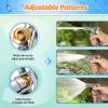 imageAUTOMAN Full Size Garden Hose Nozzle High Pressure Pistol Grip Water Nozzle Sprayer with Threaded Front Adjustable Spray Water Flow for Washing Car Cleaning Ground Watering Plants Showering Pets1 Pack