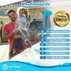 imageAUTOMAN Garden Hose Nozzle Sprayer  10 Spray Patterns High Pressure Thumb Control On Off Valve Metal Duty Water Nozzle Extra 3 Washers for Watering Garden Cleaning Washing Car Showering PetsRoyal Blue