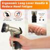 imageAUTOMAN Garden Nozzle Sprayer High Pressure Spray Nozzle 100 Metal Water Hose Nozzle 7 Patterns Watering Nozzle Heavy Duty Sprayer Garden Nozzle for Watering Plants ampamp Lawns Washing Cars ampamp PetsMetalic Sand Hose Nozzle