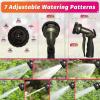 imageAUTOMAN Garden Nozzle Sprayer High Pressure Spray Nozzle 100 Metal Water Hose Nozzle 7 Patterns Watering Nozzle Heavy Duty Sprayer Garden Nozzle for Watering Plants ampamp Lawns Washing Cars ampamp PetsMetalic Olive Hose Nozzle