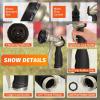 imageAUTOMAN Garden Nozzle Sprayer High Pressure Spray Nozzle 100 Metal Water Hose Nozzle 7 Patterns Watering Nozzle Heavy Duty Sprayer Garden Nozzle for Watering Plants ampamp Lawns Washing Cars ampamp PetsMetalic Sand Hose Nozzle