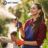 imageAUTOMAN Garden Nozzle Sprayer High Pressure Spray Nozzle 100 Metal Water Hose Nozzle 7 Patterns Watering Nozzle Heavy Duty Sprayer Garden Nozzle for Watering Plants ampamp Lawns Washing Cars ampamp PetsMetal Hose Nozzle