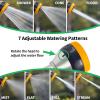 imageAUTOMAN Garden Nozzle Sprayer High Pressure Spray Nozzle 100 Metal Water Hose Nozzle 7 Patterns Watering Nozzle Heavy Duty Sprayer Garden Nozzle for Watering Plants ampamp Lawns Washing Cars ampamp PetsMetal Hose Nozzle