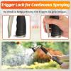 imageAUTOMAN Garden Nozzle Sprayer High Pressure Spray Nozzle 100 Metal Water Hose Nozzle 7 Patterns Watering Nozzle Heavy Duty Sprayer Garden Nozzle for Watering Plants ampamp Lawns Washing Cars ampamp PetsMetalic Sand Hose Nozzle