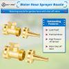imageAUTOMAN Garden Nozzle Sprayer High Pressure Spray Nozzle 100 Metal Water Hose Nozzle 7 Patterns Watering Nozzle Heavy Duty Sprayer Garden Nozzle for Watering Plants ampamp Lawns Washing Cars ampamp PetsBrass Jet Nozzle Set