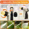 imageAUTOMAN Garden Hose Nozzle  100 Metal High Pressure Spray Nozzle Adjustable Spray Patterns LaborSaving Heavy Duty for Garden Watering Car Washing Window Cleaning Pets Showering3