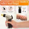 imageAUTOMAN Garden Hose Nozzle  100 Metal High Pressure Spray Nozzle Adjustable Spray Patterns LaborSaving Heavy Duty for Garden Watering Car Washing Window Cleaning Pets Showering3