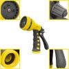imageAUTOMAN Garden Hose Nozzle  2 Pack 100 Metal High Pressure Spray Nozzle LaborSaving Design Heavy Duty for Garden Watering Car Washing Window Cleaning Pets BathingYellow