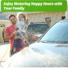 imageAUTOMAN Garden Hose Nozzle  2 Pack 100 Metal High Pressure Spray Nozzle LaborSaving Design Heavy Duty for Garden Watering Car Washing Window Cleaning Pets BathingGreen