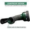 imageAUTOMAN Garden Hose Nozzle  2 Pack 100 Metal High Pressure Spray Nozzle LaborSaving Design Heavy Duty for Garden Watering Car Washing Window Cleaning Pets BathingDark Green 2