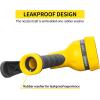 imageAUTOMAN Garden Hose Nozzle  2 Pack 100 Metal High Pressure Spray Nozzle LaborSaving Design Heavy Duty for Garden Watering Car Washing Window Cleaning Pets BathingYellow