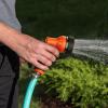 imageAUTOMAN Garden Hose Nozzle  2 Pack 100 Metal High Pressure Spray Nozzle LaborSaving Design Heavy Duty for Garden Watering Car Washing Window Cleaning Pets BathingOrange