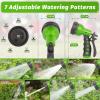 imageAUTOMAN Garden Hose Nozzle  2 Pack 100 Metal High Pressure Spray Nozzle LaborSaving Design Heavy Duty for Garden Watering Car Washing Window Cleaning Pets BathingGreen