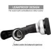 imageAUTOMAN Garden Hose Nozzle  2 Pack 100 Metal High Pressure Spray Nozzle LaborSaving Design Heavy Duty for Garden Watering Car Washing Window Cleaning Pets BathingSliver