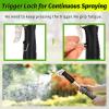 imageAUTOMAN Garden Hose Nozzle High Pressure Sprayer Nozzle 100 Metal 7 Patterns Watering Nozzle Heavy Duty Sprayer Garden Nozzle for Watering Plants ampamp Lawns Washing Cars ampamp Pets4 Patterns W TPR