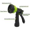 imageAUTOMAN Recoil Garden Water Hose 50 ft EVA Curly Water Hose with Brass Connectors Garden Hose CoilIncludes 7Pattern Function SprayerRetractableCorrosion Resistant Garden Coil HoseGreenGreen