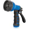imageAUTOMAN Garden Hose Nozzle  2 Pack 100 Metal High Pressure Spray Nozzle LaborSaving Design Heavy Duty for Garden Watering Car Washing Window Cleaning Pets BathingBlue